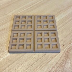 Waffle Coaster Set (set of 4)